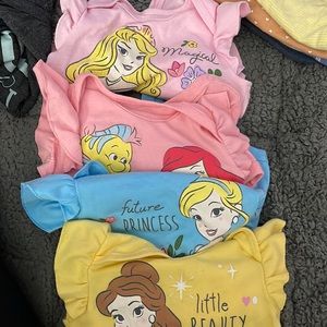 Disney Princess onesies